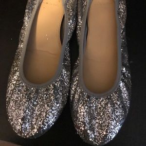 Sparkle JCrew flats-size 8.5